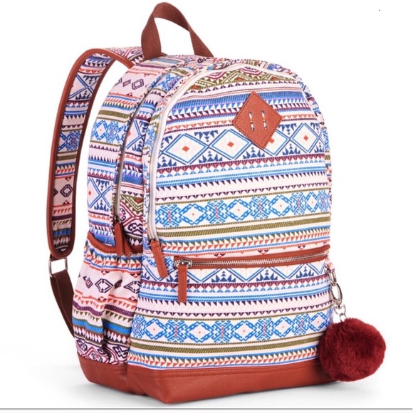 No Boundaries Handbags - FINAL SALE PRICE NWT Tribal Faux Leather Backpack